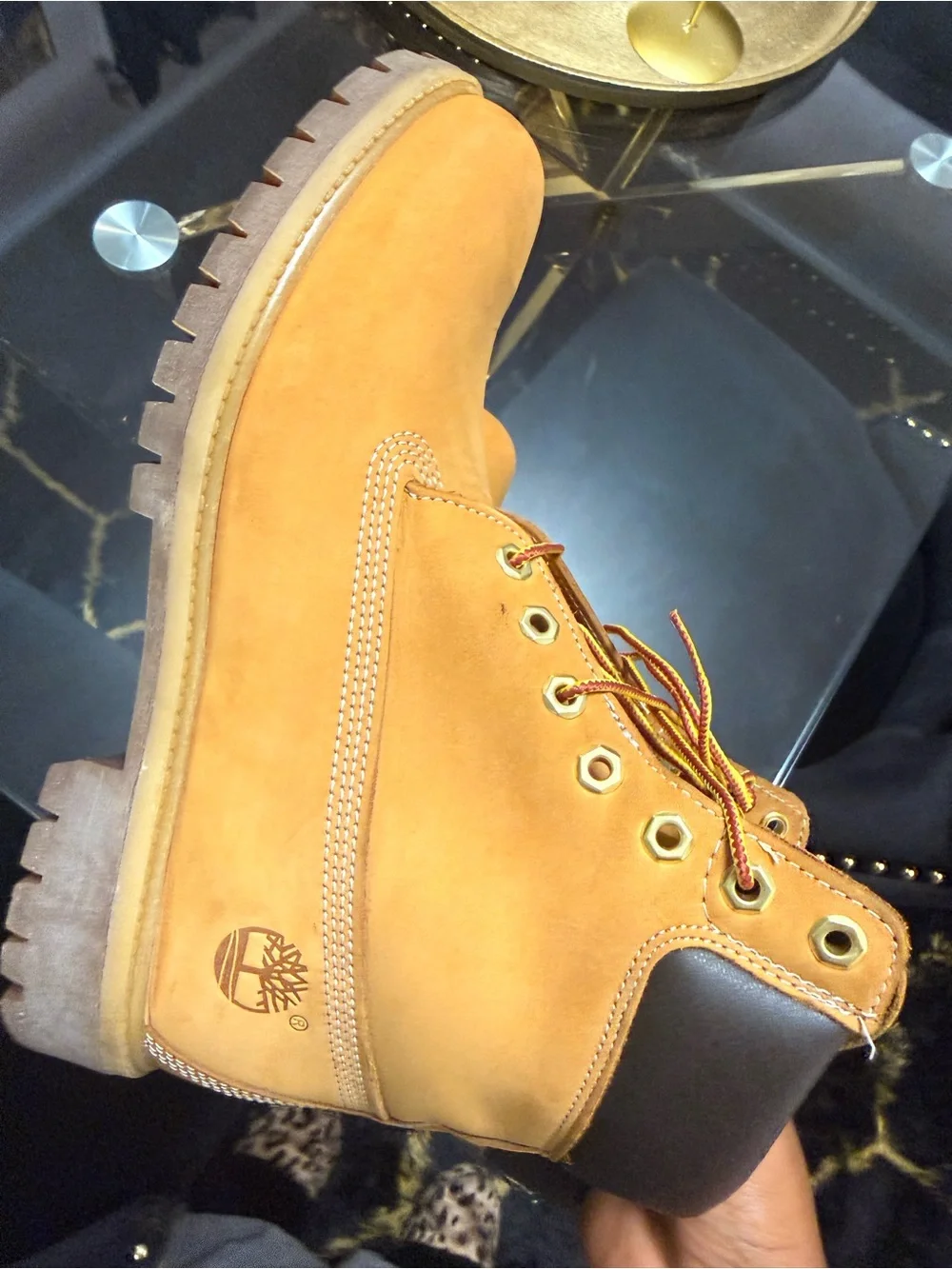 Timberland Orange Box with White Logo